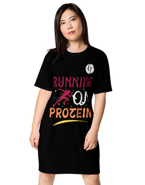 Running protein T-shirt dress