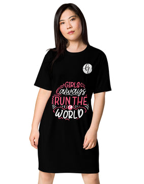 Run the world T-shirt dress