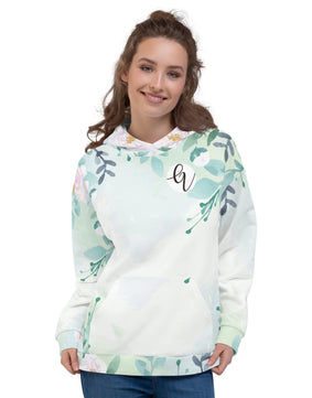 Floral fleece Hoodie