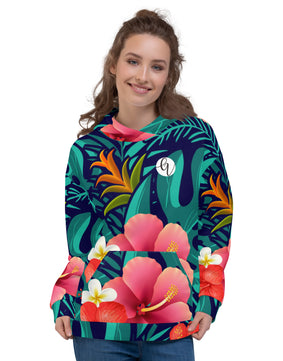 Seamless flower Hoodie