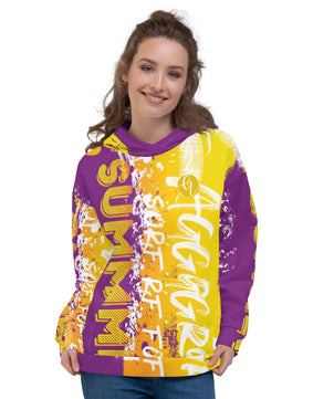 Purple yellow Hoodie