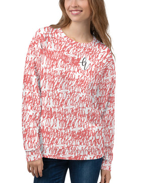 Red and white Sweatshirt