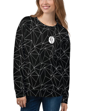 Black and white abstract Sweatshirt