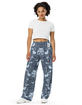 The dark side All-over print unisex wide-leg pants