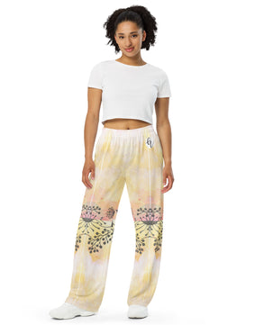 Summer times All-over print unisex wide-leg pants