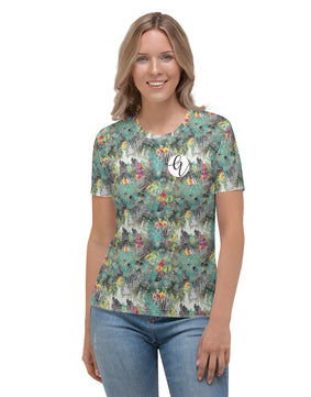 Multi poplin Women's T-shirt