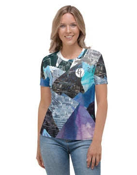 Mountains floral Women's T-shirt