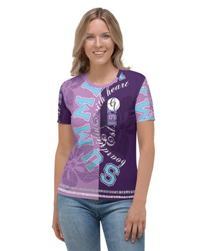 Purple floral Women's T-shirt