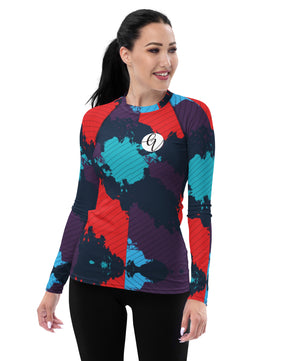 Geo Wave Women's Rash Guard