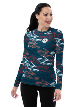 Victoria Line Women's Rash Guard