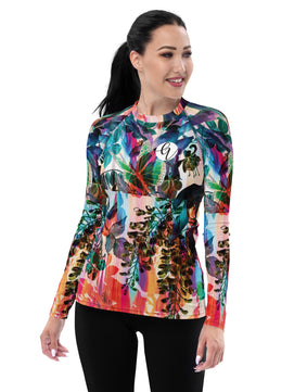 Multicoloured Women's Rash Guard