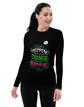 Things Behind Me Women's Rash Guard