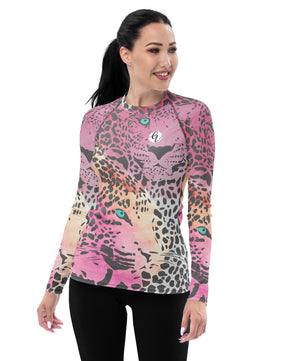 Cheetah Printed Rash Guard