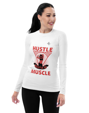 Hustle muscle Rash Guard