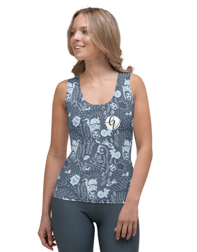 The dead inside Cut & Sew Tank Top