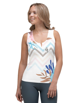 Peace petals Cut & Sew Tank Top