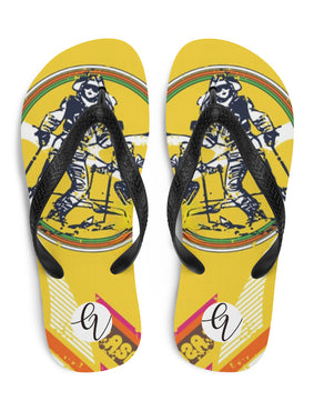 Yellow summers Flip-Flops