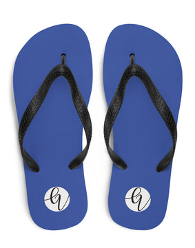 blue colored Flip-Flops