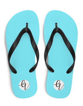 Sea blue colored Flip-Flops