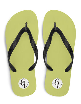 Sandy colored Flip-Flops