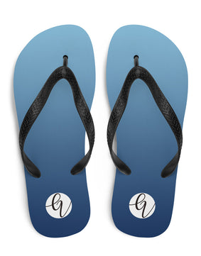 Soft blue colored Flip-Flops