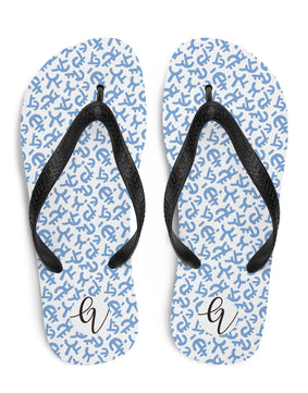 Blue vintage Flip-Flops