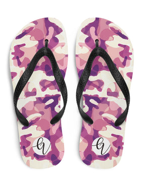 Drape sky minky Flip-Flops