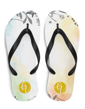 Flower floral Flip-Flops